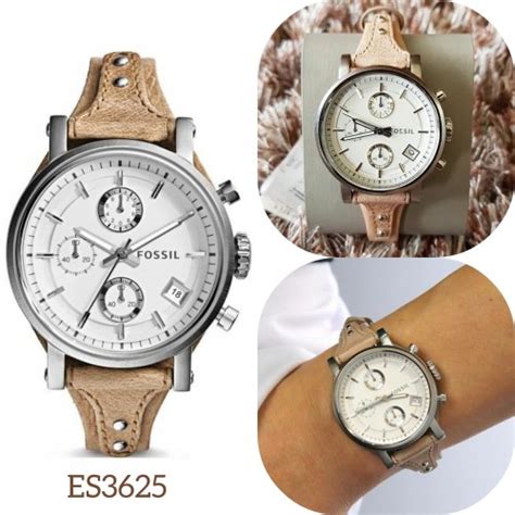 Ceas de Dama Fossil Original Boyfriend, Curea Piele, Bej.